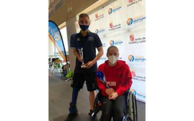 Los paralímpicos Marta Fernández e Iñigo Llopis, los mejores en el Open Internacional de Natación Adaptada de Castilla y León