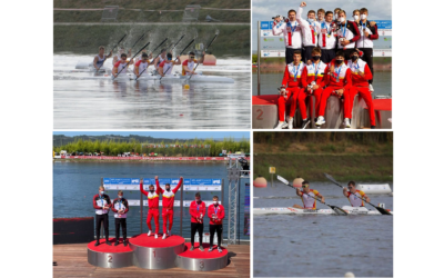 El vallisoletano Marcos Caballero, campeón del Mundo júnior en K2 y el salmantino Mario Sánchez, plata en K4