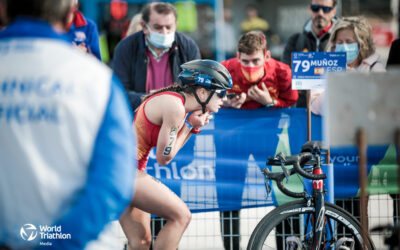 Marina Muñoz y Francisco Jesús San Martín, medalla en el Mundial de Duatlón celebrado en Áviles