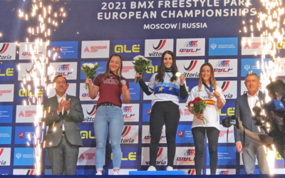 Teresa Fernández-Miranda, bronce en el Europeo de BMX Freestyle Park de Moscú