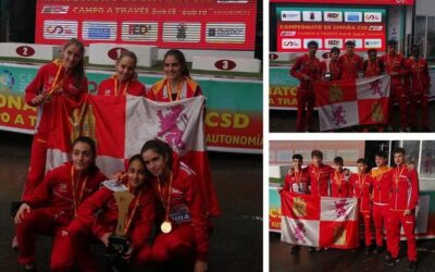 Castilla y León campeona de España sub 16 en el CESA de Campo a Través