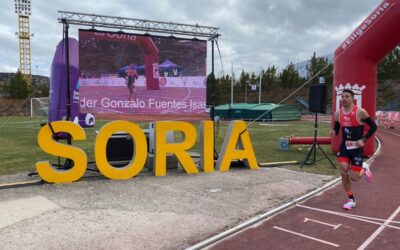 Laura Gómez y Gonzalo Fuentes se imponen en el Nacional de Duatlón MD de Soria