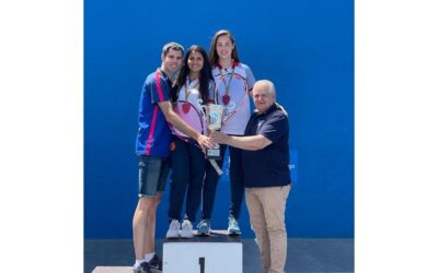 La palentina María Rodríguez se proclama junto a Ingrid Ruiz campeona de España de Frontenis