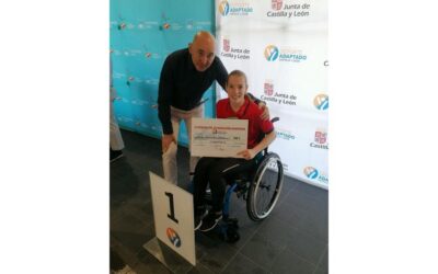Marta Fernández e Iñigo Llopis ganan el Open de Natación Adaptada de Castilla y León
