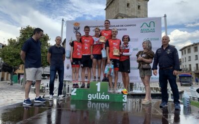 Sicilia e Izquierdo sortean con brillantez el temporal en el Triatlón de Aguilar de Campoo
