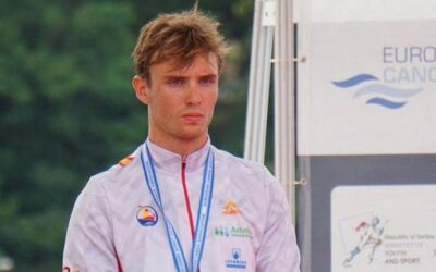El piragüista Marcos Caballero se cuelga una plata en el Campeonato de Europa junior
