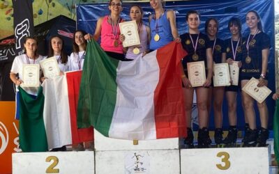 El equipo femenino de Speed Slalom se cuelga el bronce en la Paris Slalom World Cup