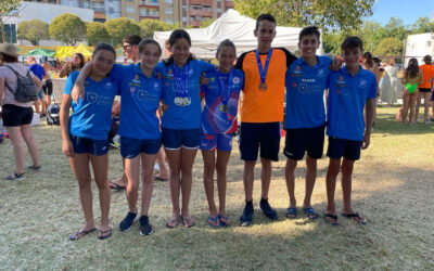 Los alevines de natación de Castila y León brillan en Jaén y se cuelgan 10 medallas