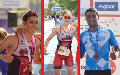 Dos platas y un bronce para Castilla y León en los Campeonatos de España de Triatlón en Banyoles