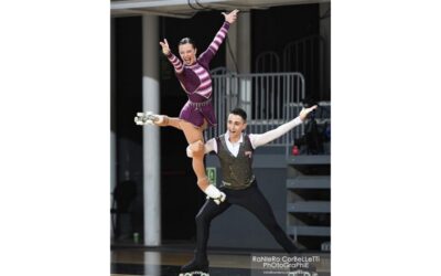 Los vallisoletanos Lidia Mateo y Manuel Delgado, subcampeones de Europa de patinaje artístico