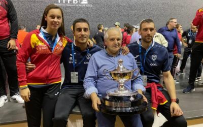 Carlos Baeza, Álvaro Moreno y María Rodríguez se proclaman campeones del Mundo de Pelota