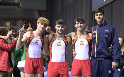 Cuatro vallisoletanos, campeones del mundo en Doble Minitramp