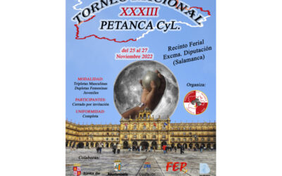 Salamanca acoge el XXXIII Torneo Nacional de Petanca