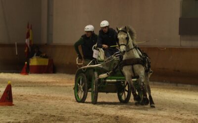 Manuel Vicente Herrero, campeón de Castilla y León de Enganches Indoor, en Limoneras
