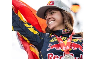 La burgalesa Cristina Gutiérrez culmina su séptimo Dakar con victoria de etapa