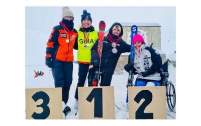 Dos leoneses en lo más alto del podio en Baqueira Beret