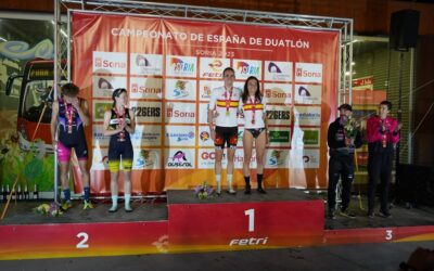 María Varo e Iván Gil, campeones de España de Duatlón 2023 en Soria
