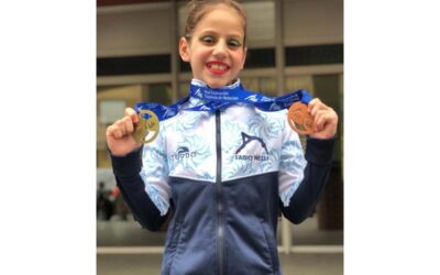 Sara Martínez, bronce en el campeonato de España de figuras de natación artística