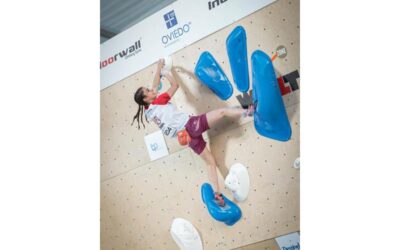 Iziar Martínez brilla en la primera prueba de la Copa de España de Escalada en Bloque