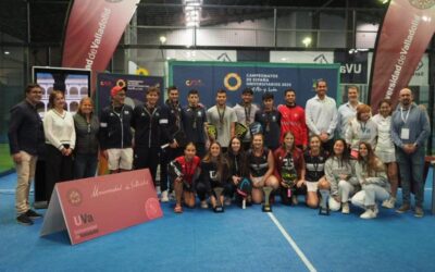 Valladolid corona  a las universidades de Granada y Barcelona en el Campeonato de España Universitario de Pádel