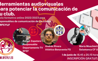  La FCYLF organiza una charla sobre herramientas para la retransmisión y directos en redes sociales