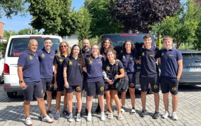 Siete jugadores de Patinaje en Línea de Valladolid, en el Europeo de Hockey