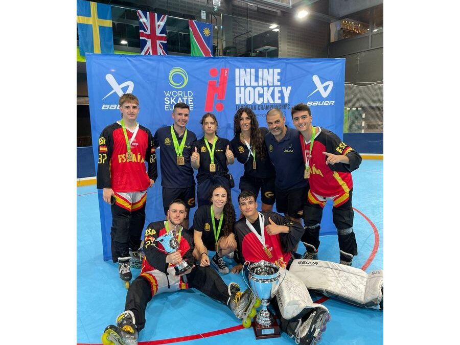El hockey vallisoletano se cuelga el oro en el Europeo celebrado en Bélgica