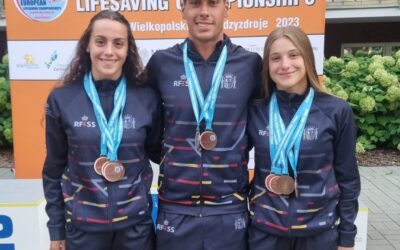 Un oro, dos platas y nueve bronces para los socorristas de Castilla y León en el Campeonato de Europa Junior por Naciones