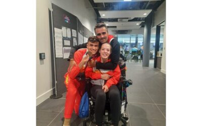Marta Fernández y Luis Huerta brillan en el Mundial de Natación con seis medallas