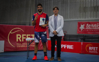 El vallisoletano Jorge Hernando revalida en casa el título de Campeón de España Absoluto de Touchtennis