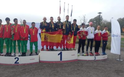 El vallisoletano Adrián Parras, campeón del mundo de cross con la selección española