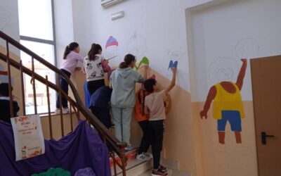 Un mural de Igualdad en el CEIP de Cebreros