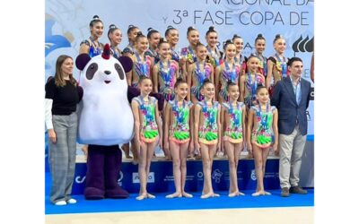 La gimnasia rítmica de Castilla y León brilla en los Nacionales de Conjuntos