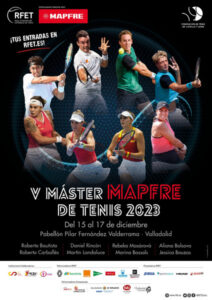 Cartel V Máster MAPFRE de Tenis 2023