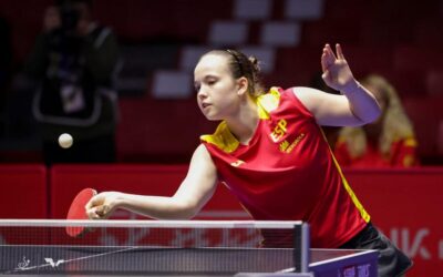 La jugadora de tenis de mesa, María Berzosa, firma cuartos de final en Bélgica