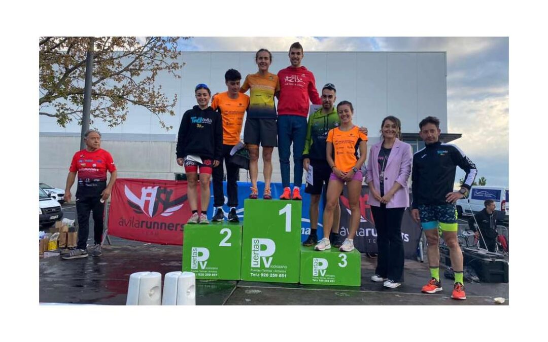 Ester Rodríguez y David Pérez vencen en Ávila y se adjudican el Ranking Regional de Duatlón