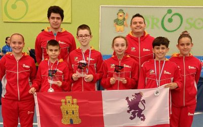 Tres medallas de bronce para Castilla y León en el Ibérico de Tenis de Mesa
