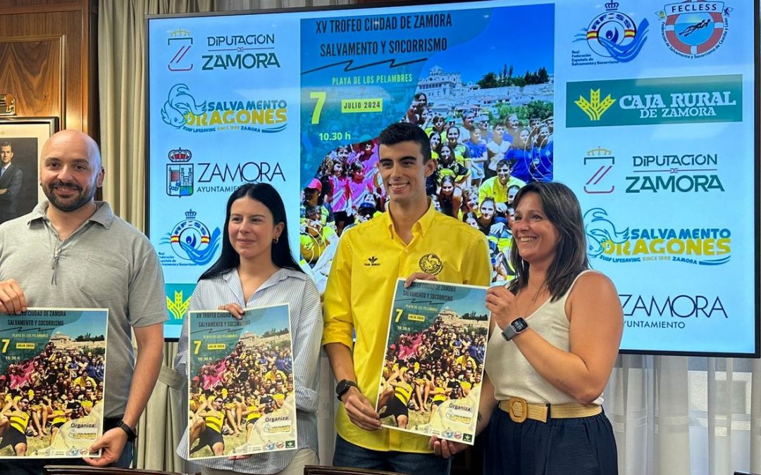 La Playa de Los Pelambres, sede del XV Trofeo de Salvamento y Socorrismo Ciudad de Zamora