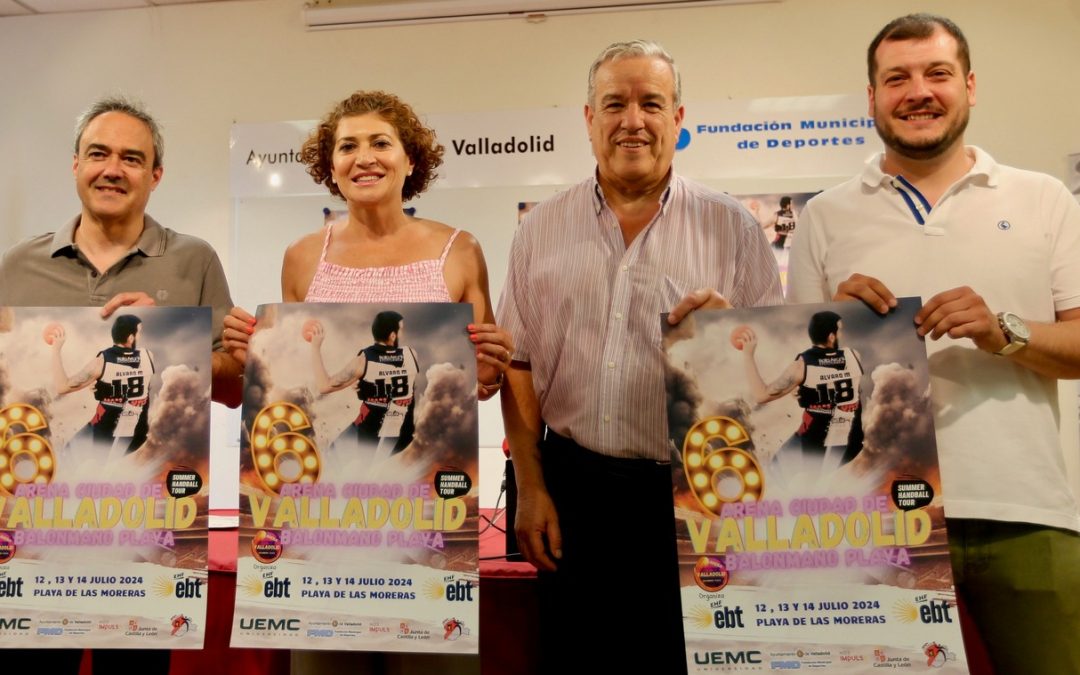 El VI Trofeo Arena de balonmano playa reúne a 550 participantes en Las Moreras