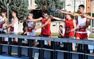 Gonzalo Vinagrero, en el campeonato de Europa U-17 de Pentatlón Moderno