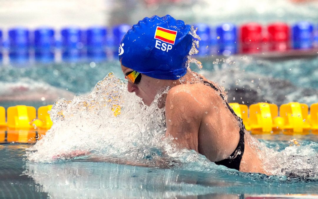 Primera medalla para la vallisoletana Nayara Pineda, en el Campeonato de Europa Júnior de natación