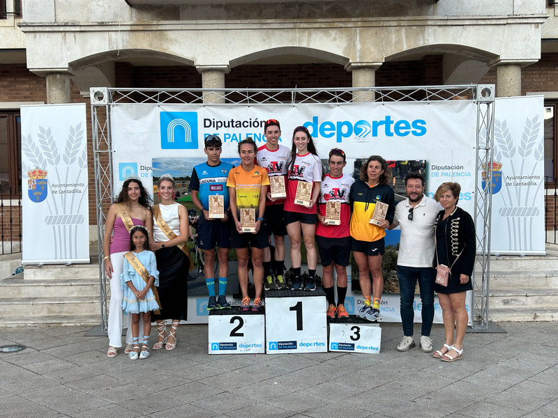 Podio conjunto en Lantadilla (Palencia)