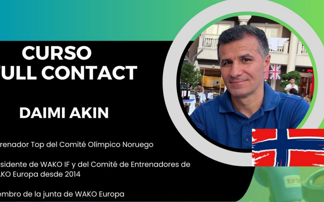 Daimi Akin, entrenador Top de Comité Olímpico Noruego, imparte un curso de Full Contac en Salamanca