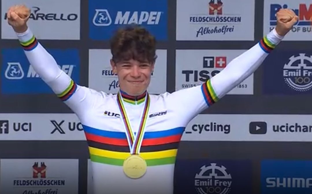 El ciclista vallisoletano Iván Romeo, campeón mundial sub 23 en contrarreloj