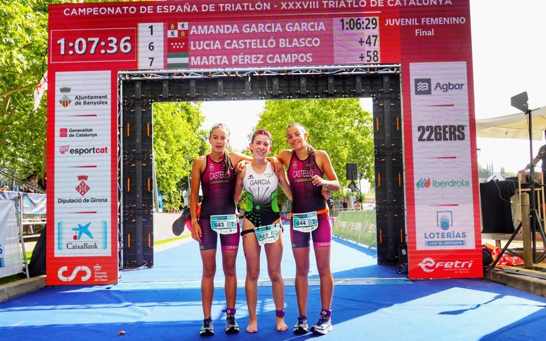 La segoviana Amanda García se proclama campeona de España de Triatlón Juvenil