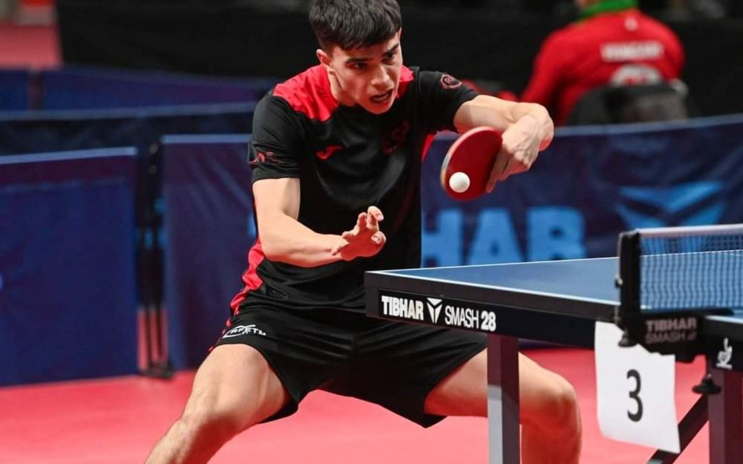 El burgalés, Daniel Berzosa, firma una buena competición en el Top Ten Europeo de Tenis de Mesa