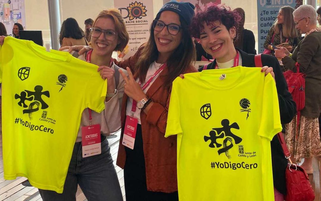 La FBCyL arranca la campaña #YoDigoCero en el congreso AxTodas para extender su mensaje en materia de igualdad y contra la violencia de género entre todas las participantes