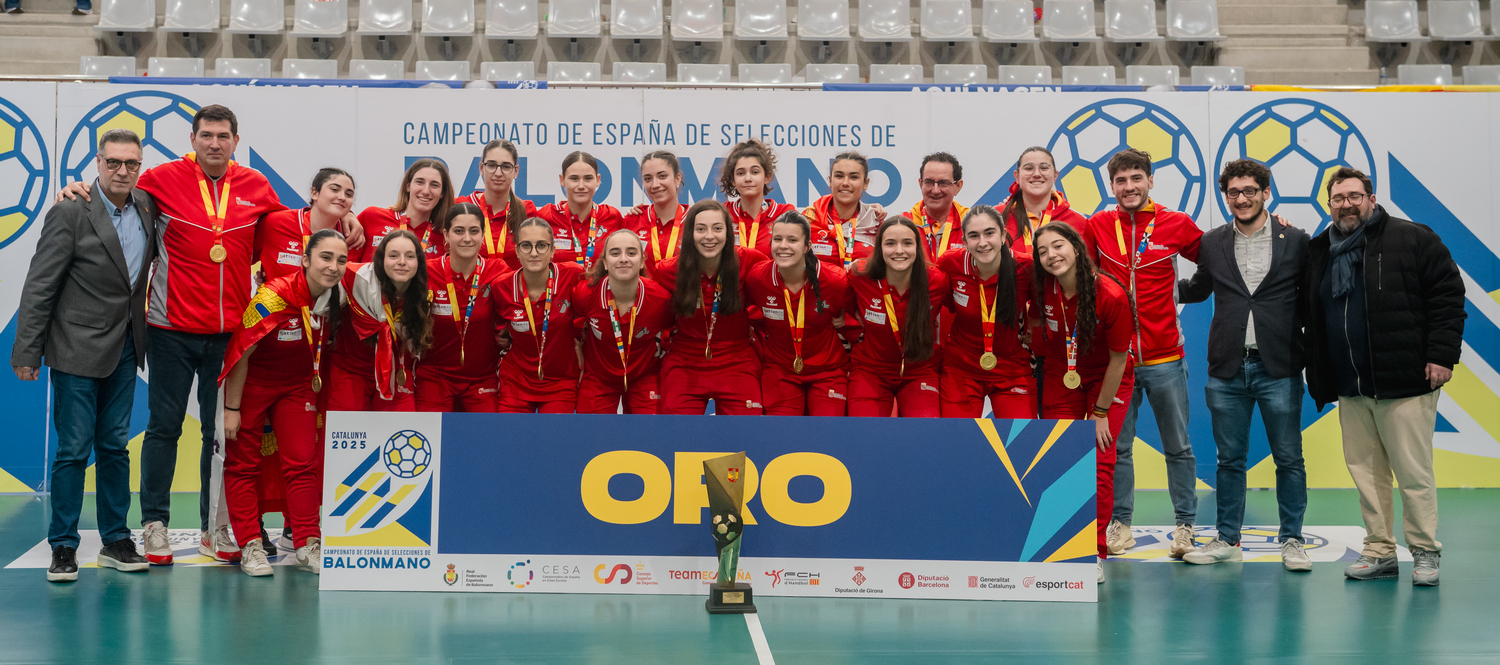 La Selección Juvenil Femenina de Balonmano de Castilla y León, oro en el CESA 2024 La Selección Juvenil Femenina de Balonmano de Castilla y León, oro en el CESA 2024