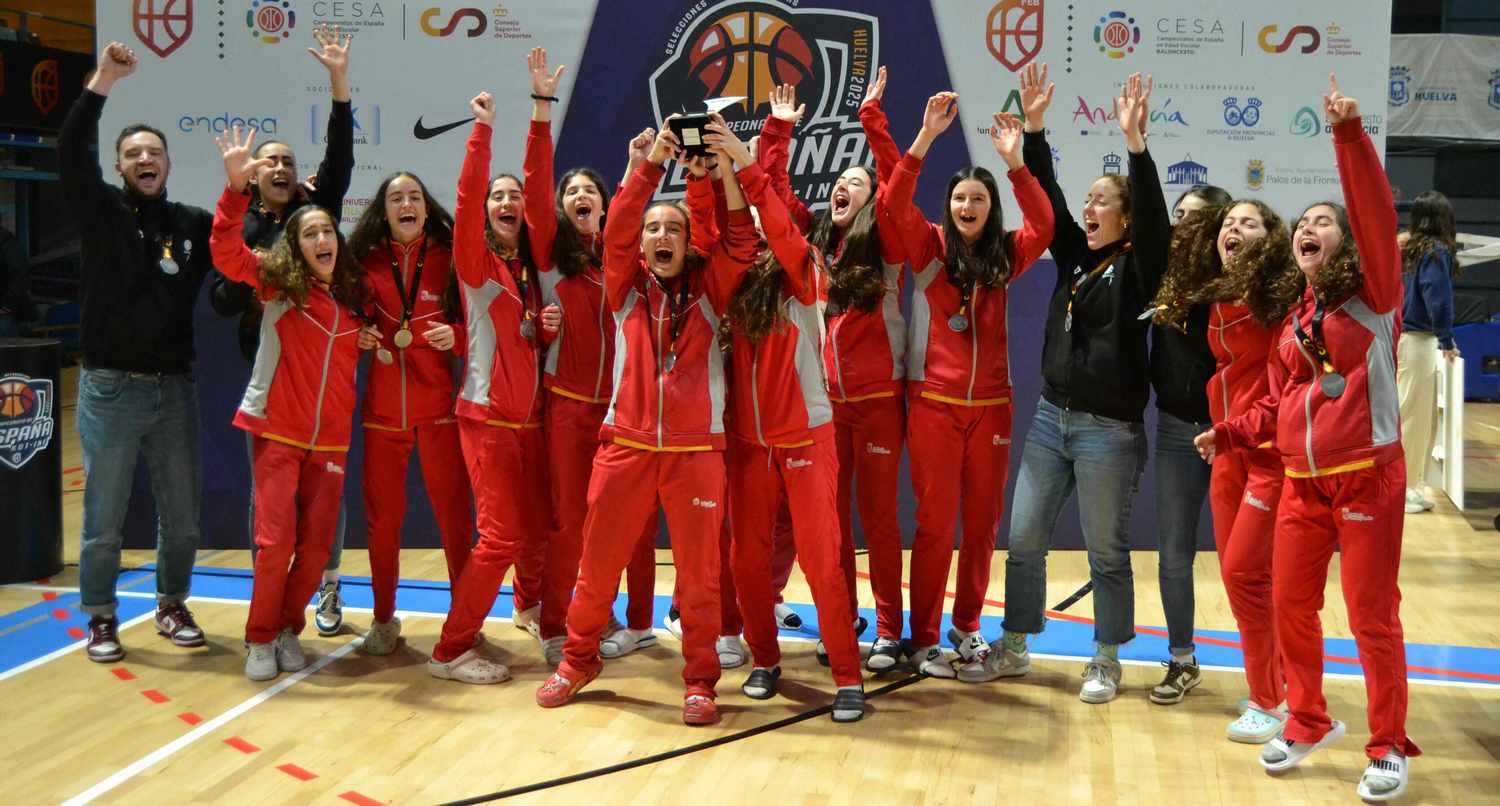 La Selección de Baloncesto Infantil, subcampeona de España en Huelva La Selección de Baloncesto Infantil, subcampeona de España en Huelva