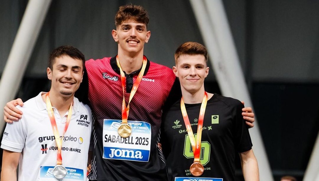 Dos títulos y ocho medallas para Castilla y León en el Nacional sub-23 de pista cubierta